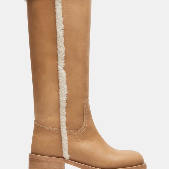 Steve Madden Riggs Faux Fur Banana Leather - Picture 3 of 6